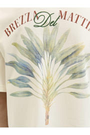 thumbnail: Witte jongens JACK & JONES JUNIOR T-shirt van katoen met backprint, korte mouwen en ronde hals