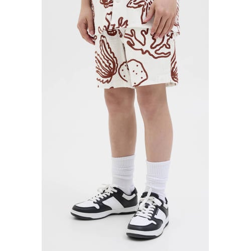 JACK & JONES JUNIOR relaxed casual short donkerrood Korte broek Jongens Katoen