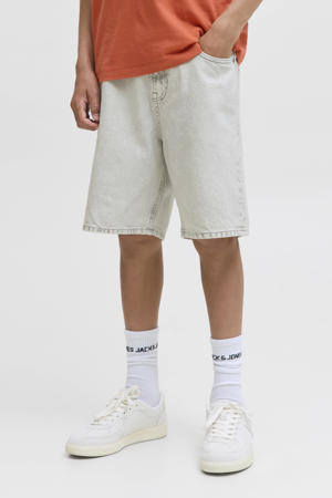 denim loose short grey denim