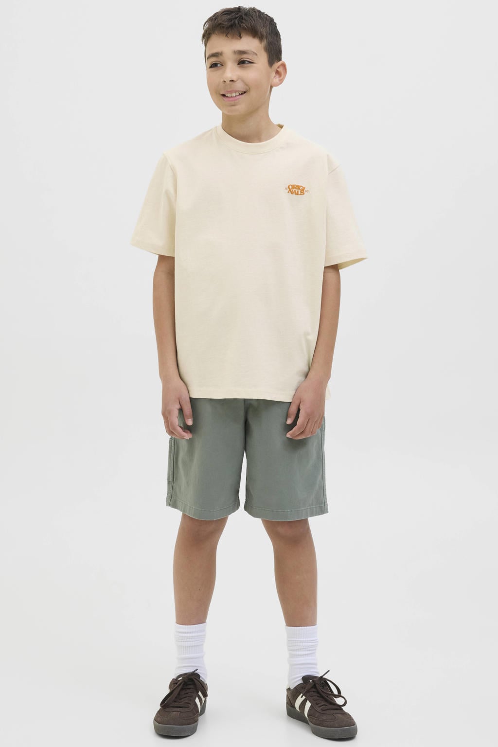 JACK & JONES JUNIOR T-shirt ecru