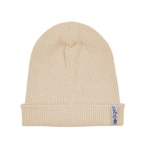 Lodger muts Beanie Ciumbelle offwhite Ecru Jongens/Meisjes Katoen Effen - maat 0-6 mnd afbeelding