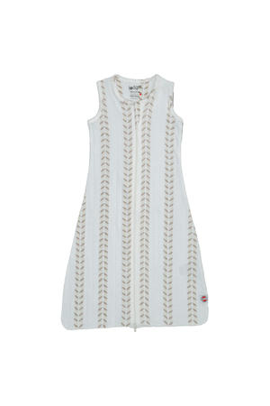 zomer slaapzak Solid Matcha Birch offwhite/beige