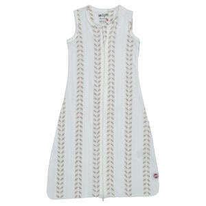 zomer slaapzak Solid Matcha Birch offwhite/beige