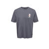 ONLY & SONS JUNIOR T-shirt met backprint grijs