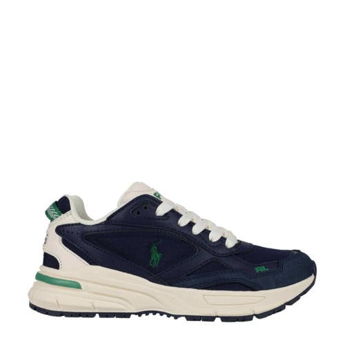 Ralph Lauren Trackstre 275 sneakers donkerblauw Jongens Imitatieleer Logo