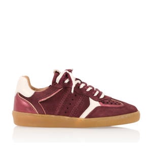 Mirabel suède sneakers bordeaux