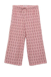 thumbnail: Mango Kids wide leg palazzo broek roze
