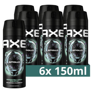 Apollo deodorant bodyspray - 6 x 150 ml