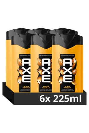 Black Vanilla douchegel - 6 x 225 ml
