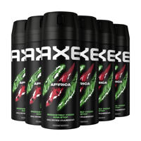 thumbnail: Axe Africa deodorant bodyspray - 6 x 150 ml