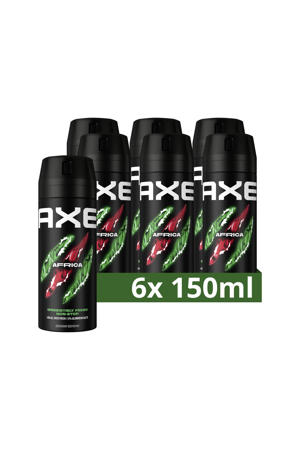 Africa deodorant bodyspray - 6 x 150 ml