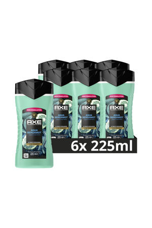Aqua Bergamot douchegel - 6 x 225 ml