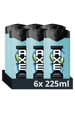 Aqua Bergamot douchegel - 6 x 225 ml