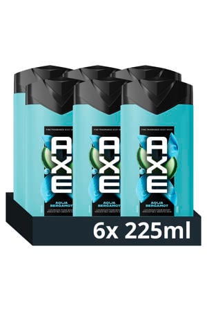 Aqua Bergamot douchegel - 6 x 225 ml