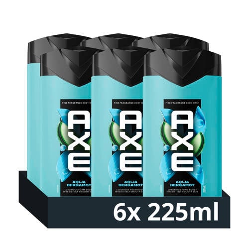Axe Fine Fragrance Collection Aqua Bergamot douchegel - 6 x 225 ml