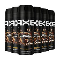 thumbnail: Axe Dark Temptation deodorant bodyspray - 6 x 150 ml