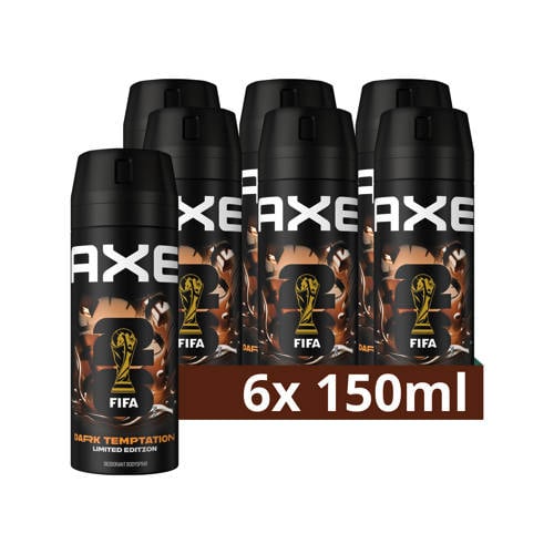 Axe Dark Temptation deodorant bodyspray - 6 x 150 ml