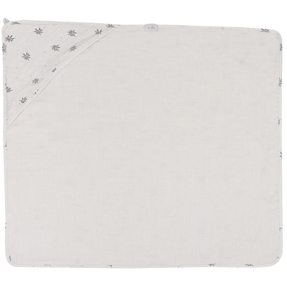Witlof for kids badcape Little Charm 0-1 jaar ecru/grijs