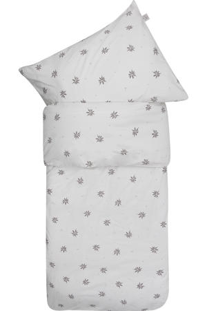 Tuck-Inn dekbedovertrek 1-persoons Little Charm ecru/grijs