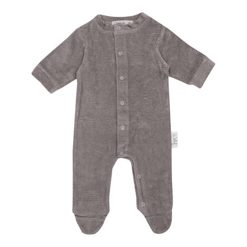 Witlof for kids boxpakje Warm Grey velvet rib Grijs Jongens/Meisjes Katoen Ronde hals - maat 62/68 afbeelding