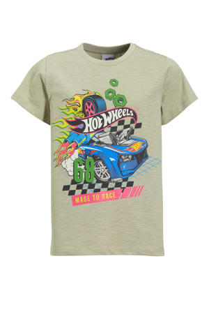 T-shirt Hot Wheels license Jack relaxed fit zand