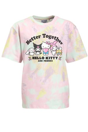 T-shirt Hello Kitty & Friends license Summer relaxed fit multi