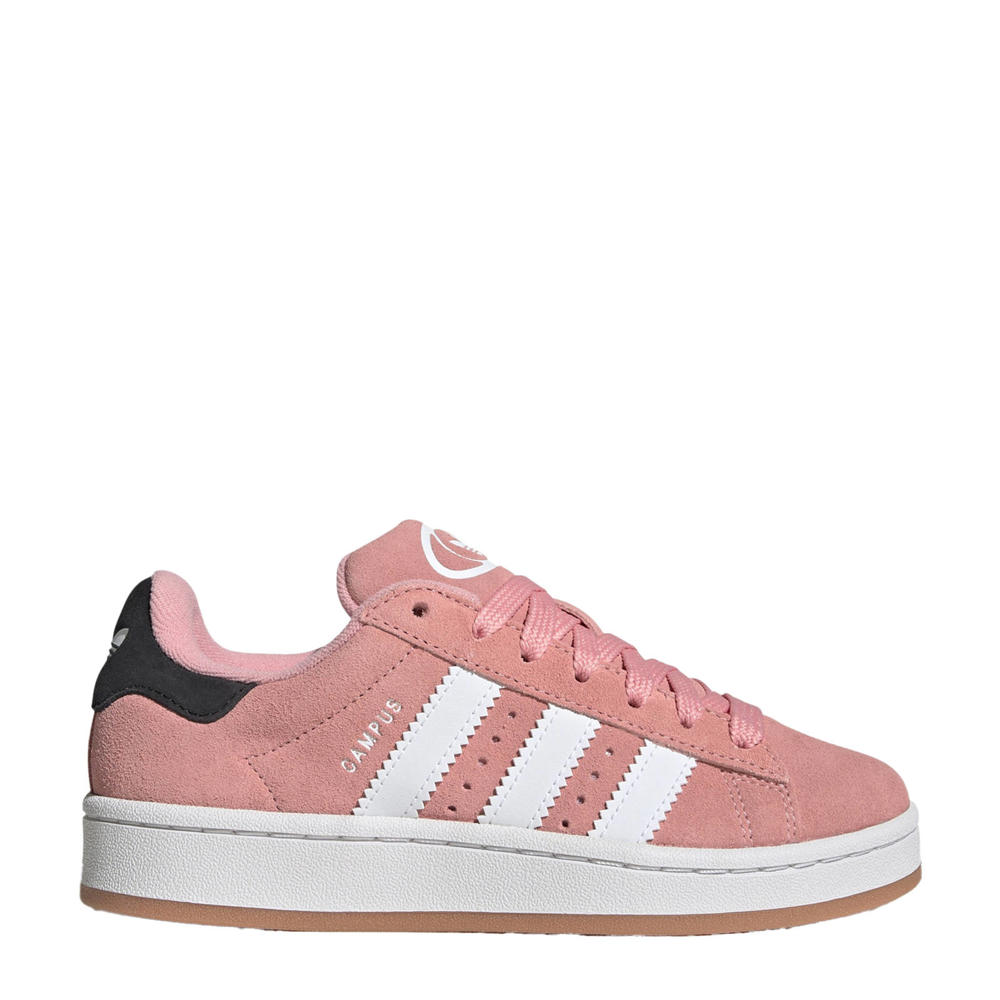 Oudroze jongens en meisjes adidas Originals Campus 00s sneakers van suède-pu/voering: mesh/voetbed: eva met veters