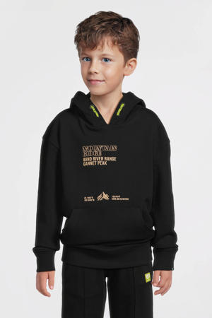 hoodie met printopdruk zwart