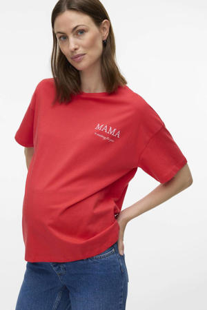zwangerschapsshirt MLFERIDA rood