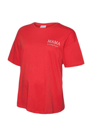 zwangerschapsshirt MLFERIDA rood