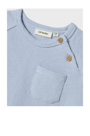 thumbnail: LIL' ATELIER BABY T-shirt lichtblauw
