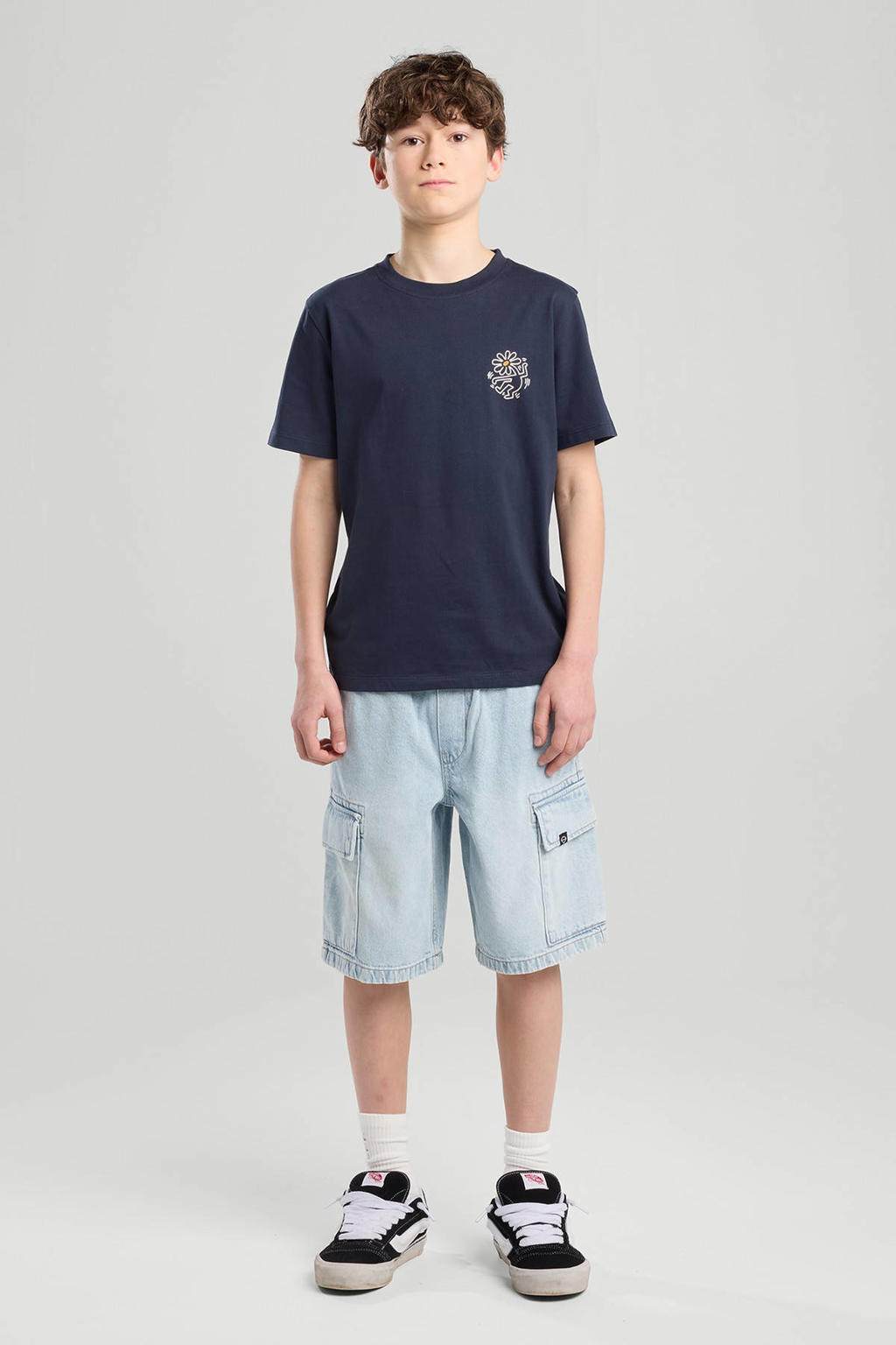 America Today T-shirt donkerblauw
