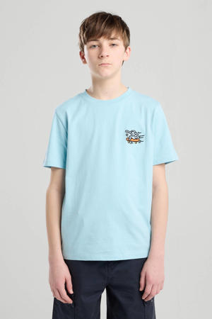 T-shirt lichtblauw