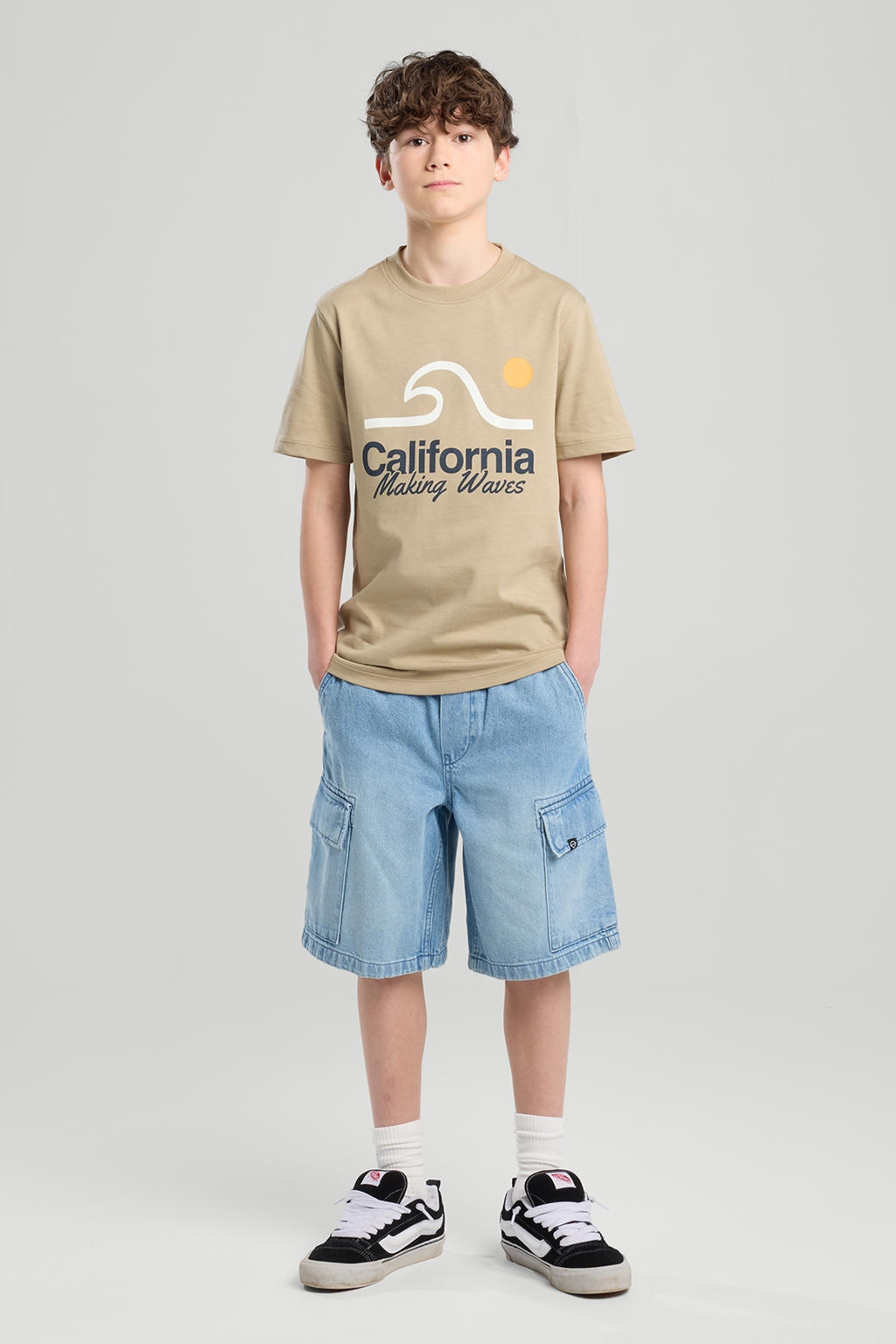America Today T-shirt beige