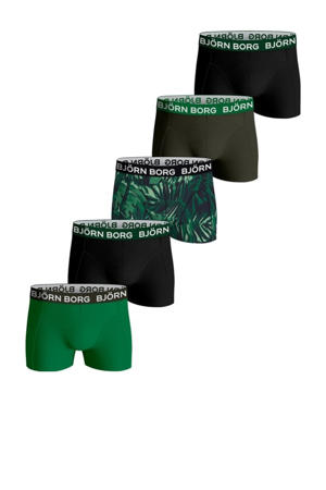   boxershort - set van 5 groen / zwart