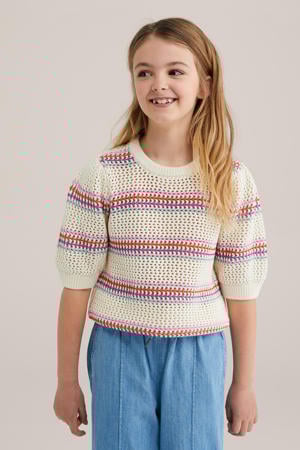 gebreide trui beige