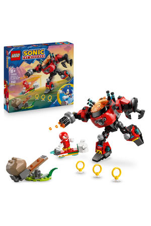Knuckles vs. Dr. Eggman Egg Crusher mecha 77005