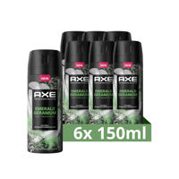 thumbnail: Axe Fine Fragrance Collection Emerald Geranium premium deodorant bodyspray  - 6 x 150 ml