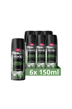 Emerald Geranium premium deodorant bodyspray  - 6 x 150 ml