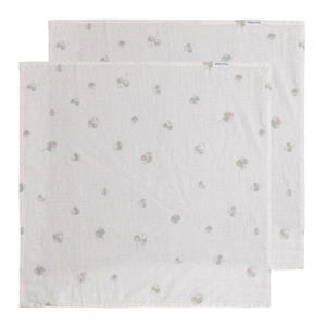 swaddle Tender 115x115 - offwhite/beige/grijs (set van 2)
