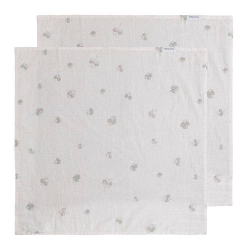 Baby's Only swaddle Tender 115x115- set van 2 offwhite/beige/grijs Ecru afbeelding