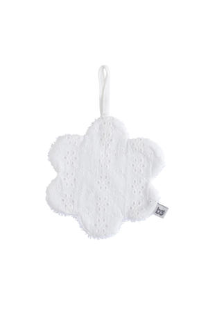 speendoekje Calm met broderie wit