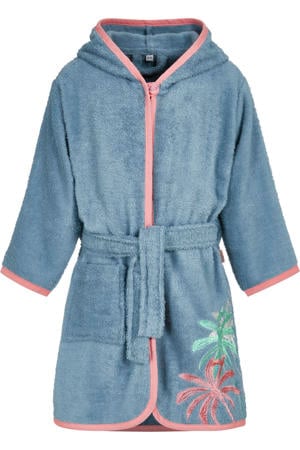 badjas blauw