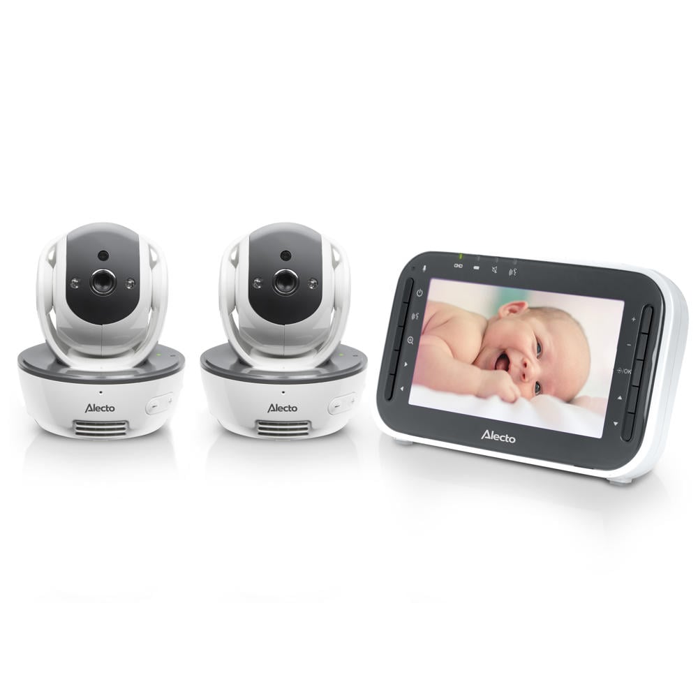 Alecto DVM200M + DVM200C Babyfoon met camera en 4.3" kleurenscherm + Extra camera