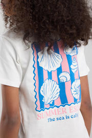 thumbnail: America Today T-shirt wit/blauw/roze