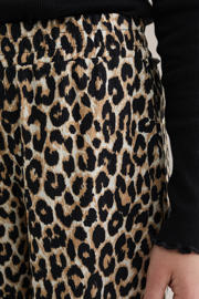 thumbnail: WE Fashion loose palazzo broek beige/zwart
