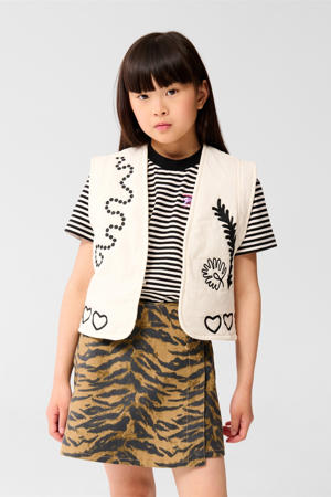 gilet ecru