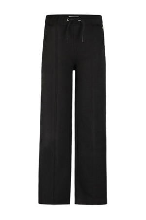 wide leg casual broek zwart