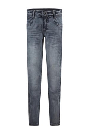 tapered jeans medium blue denim