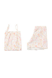 thumbnail: Mango Kids shortama ecru/roze/geel